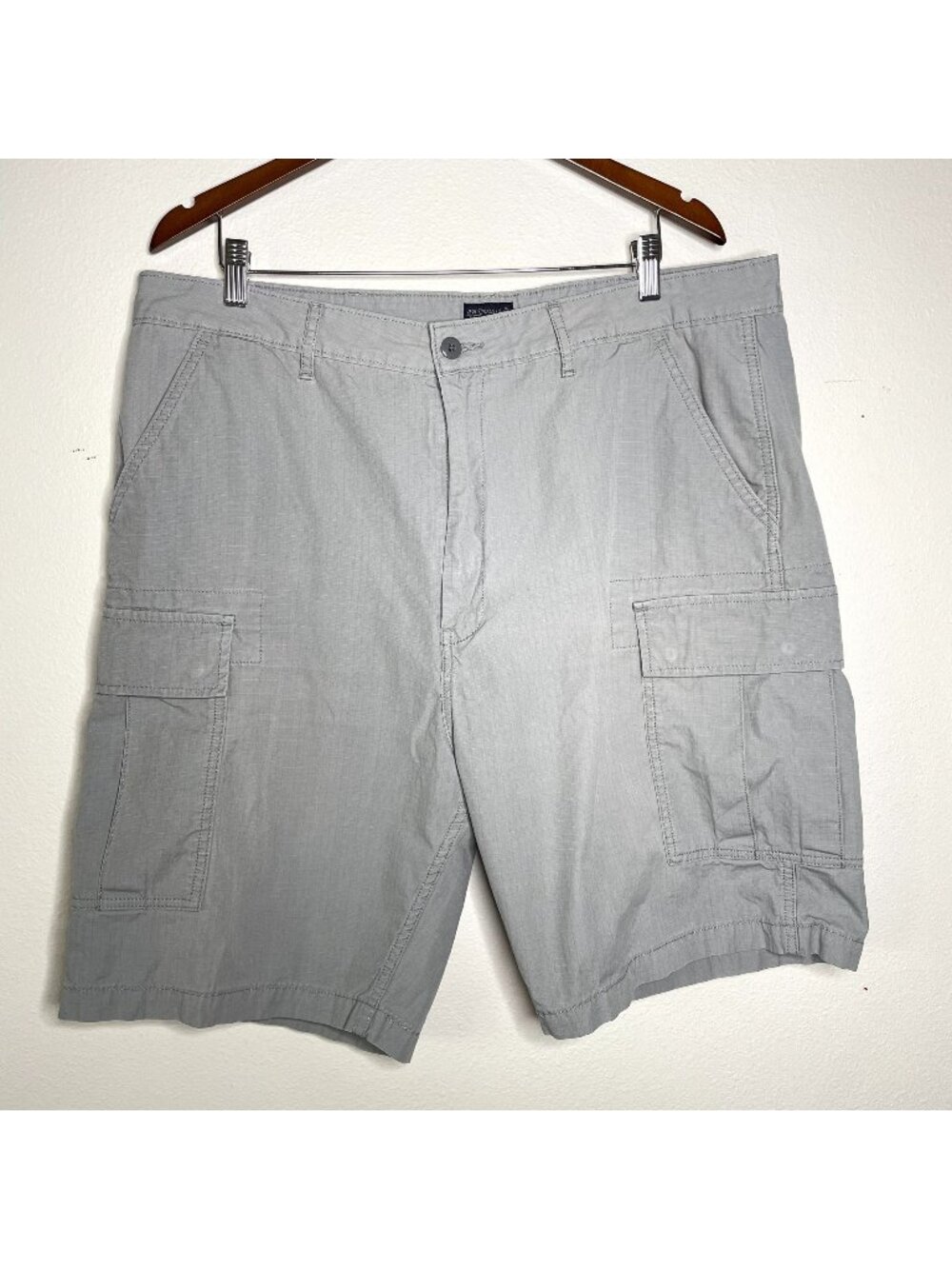 Levi Strauss Co Men's Cargo Shorts Size 40 Mens Gray Cotton White Tab